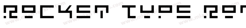 Rocket Type Rotate字体转换